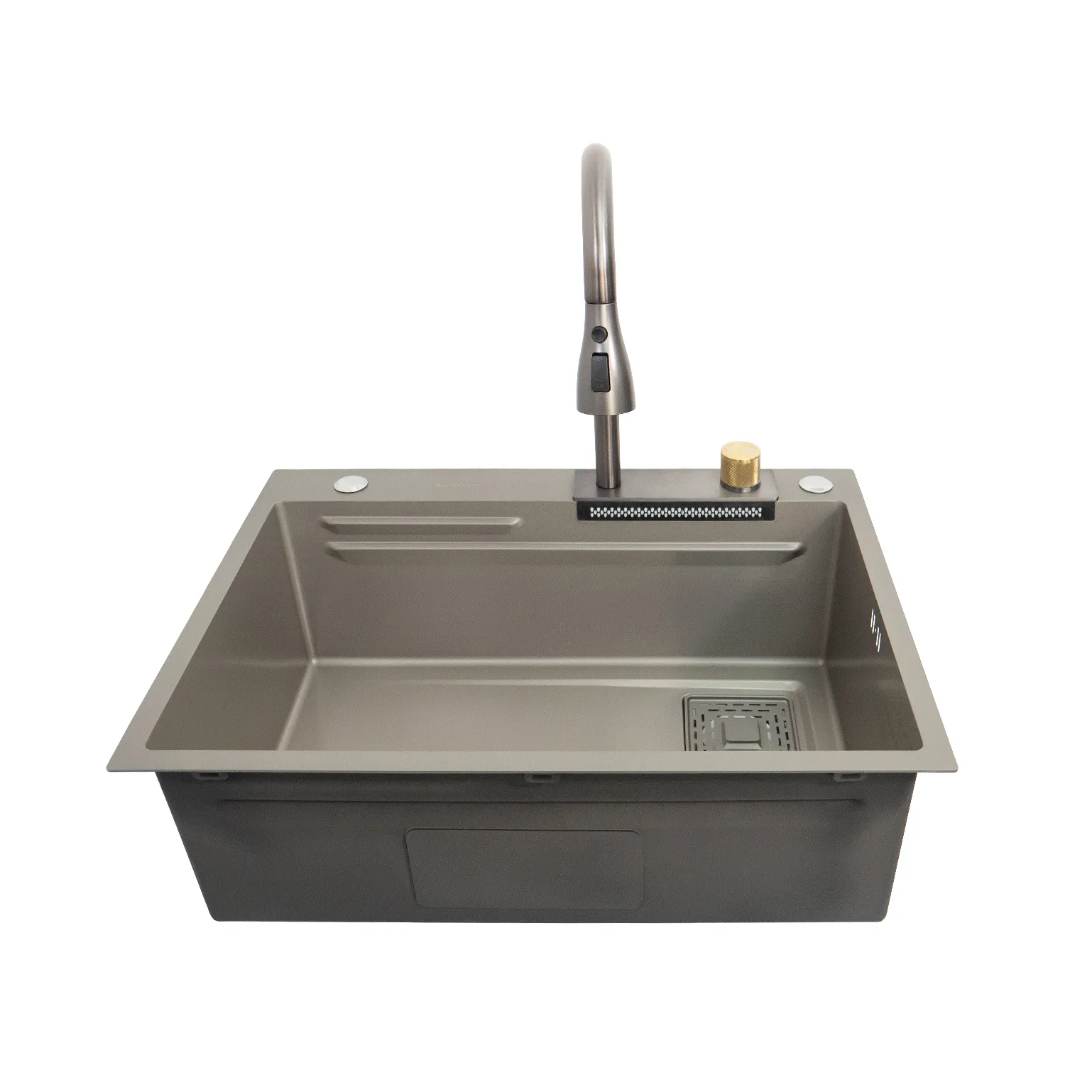 Chiuveta handmade SanDonna HD6850 (Crom Satin)