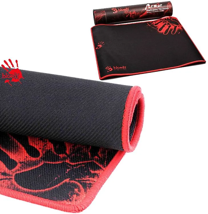 Mouse Pad pentru jocuri Bloody B-081S, Medium, Negru/Roșu