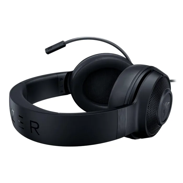 Gaming Headset Razer Kraken X, 40mm drivers, 12-28kHz, 32 Ohm, 109db, 250g, 1.3m, 3.5mm, Black