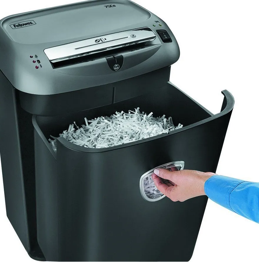 Shredder Fellowes Powershred 75CS, Negru