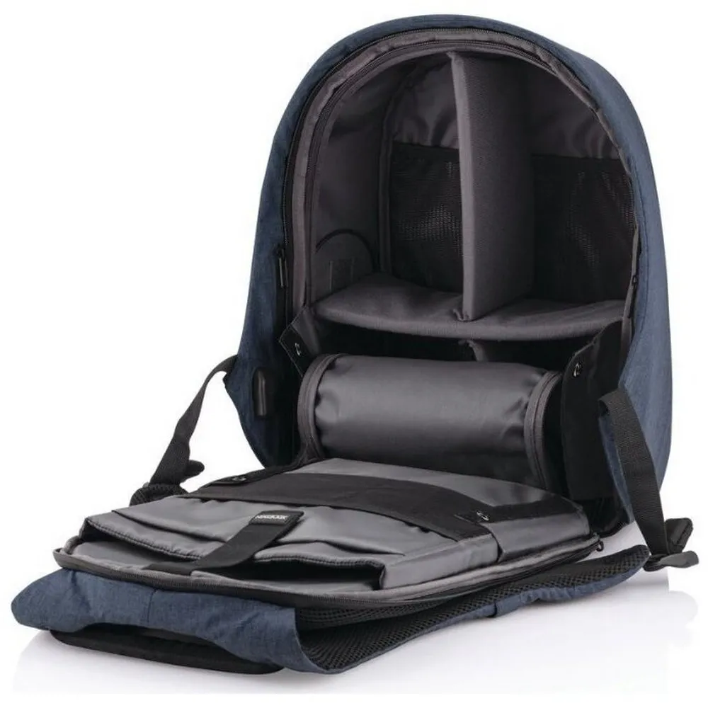 Rucsac pentru Laptop Bobby Hero Regular, 15.6", Piele artificială, Albastru închis