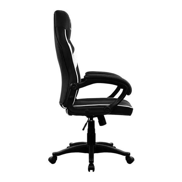 Scaun Gaming ThunderX3 EC1, PU Piele, Negru/Alb
