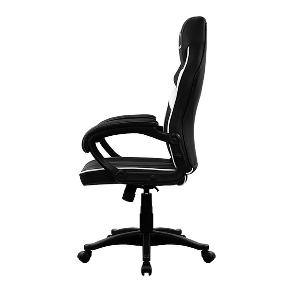 Scaun Gaming ThunderX3 EC1, PU Piele, Negru/Alb
