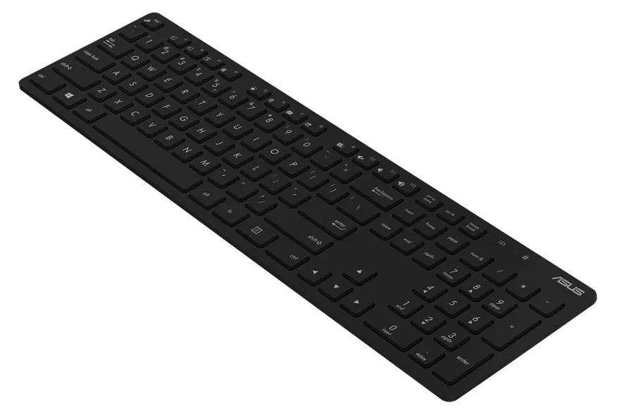 Set Tastatură + Mouse ASUS W5000, Fără fir, Negru