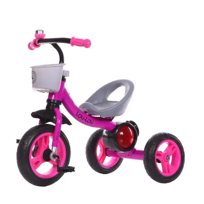 Bicicletă cu trei roți Kikka Boo Lou-Lou Tico, Magenta