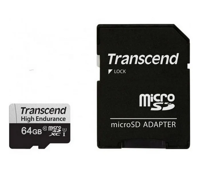 Card de Memorie Transcend MicroSDXC Class 10, 64GB (TS64GUSD350V)
