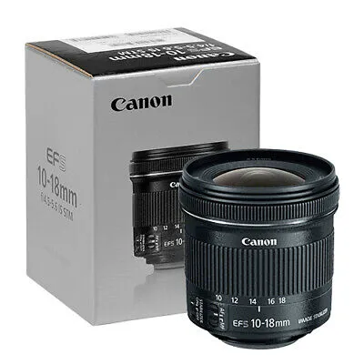 Obiectiv foto Canon EF-S 10-18mm f/4.5-5.6 IS STM
