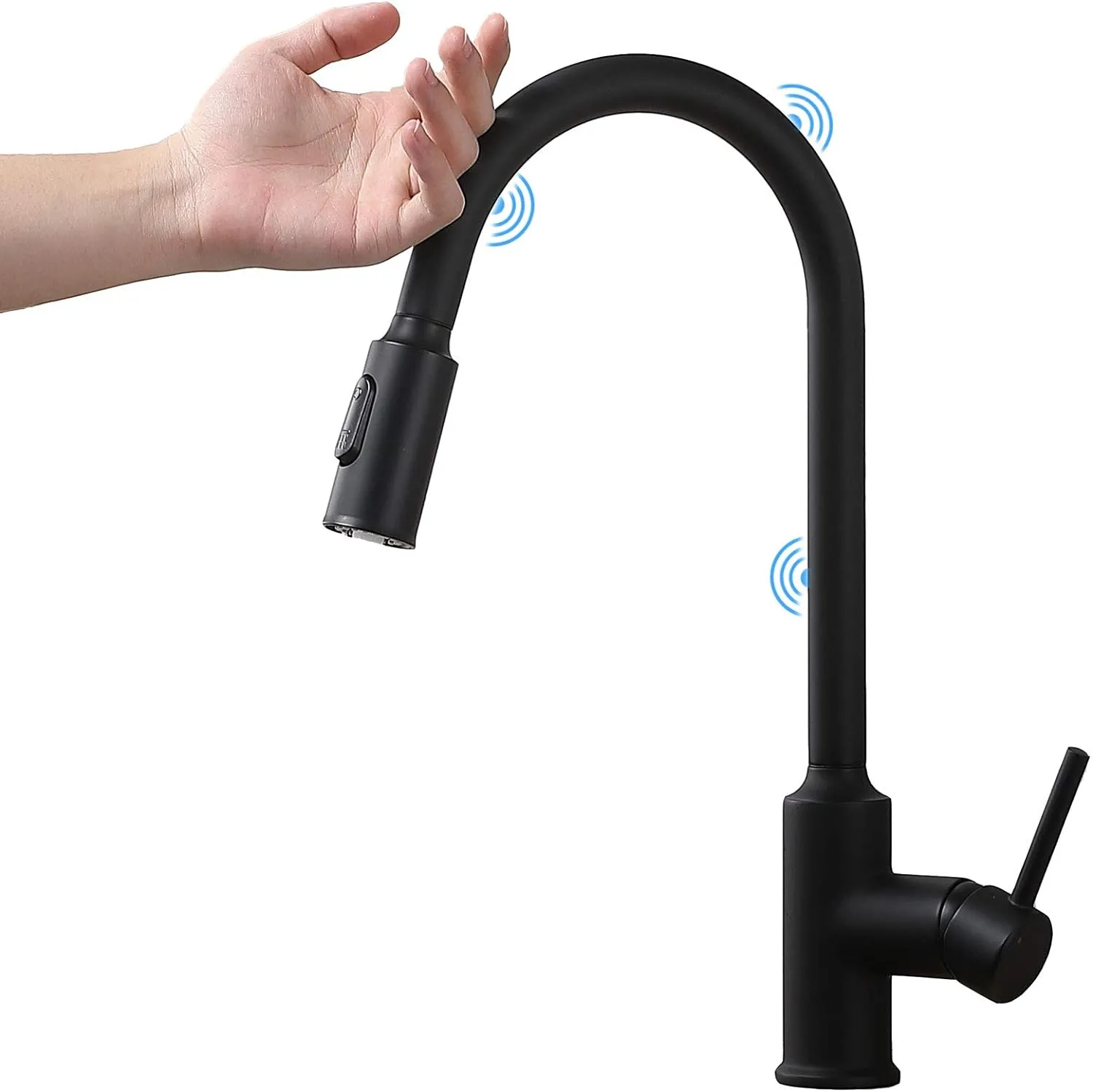 SET Arona 760 Chiuveta SANDONNA (Negru Metalic) + Baterie bucatarie SanDonna CAMI Negru