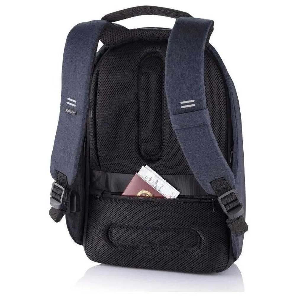 Rucsac pentru Laptop Bobby Hero Regular, 15.6", Piele artificială, Albastru închis