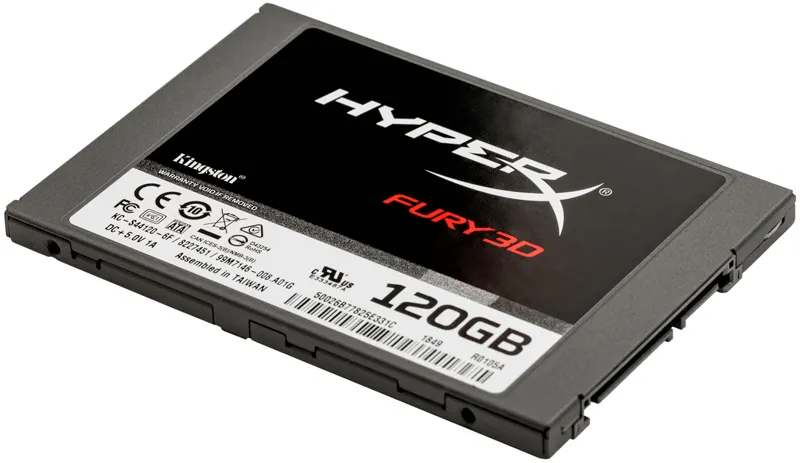 Unitate SSD Kingston HyperX Fury 3D, 120GB, KC-S44120-6F
