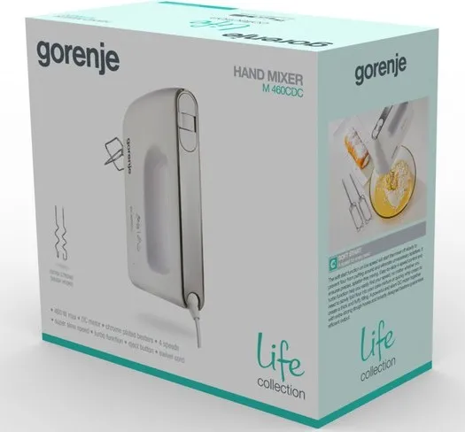Mixer Manual Gorenje M460CBK, Alb