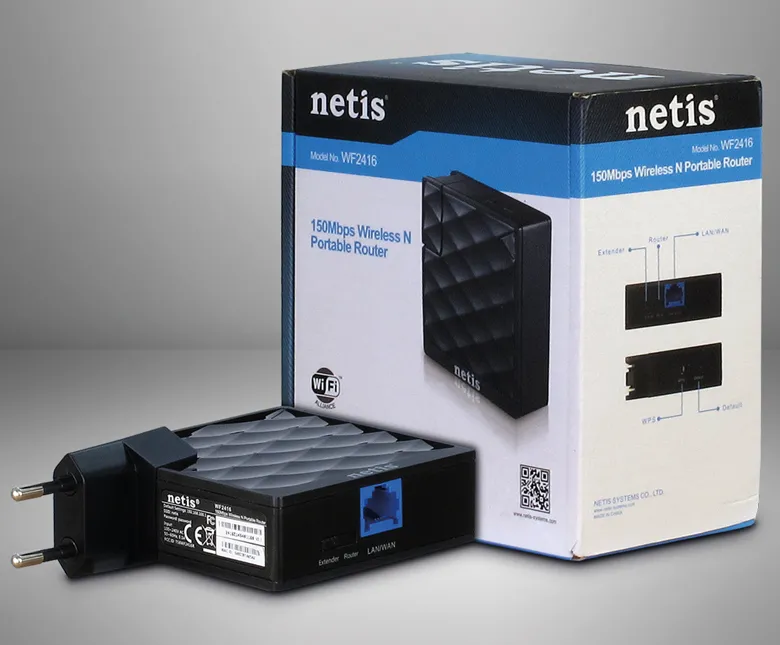 Router fără fir Netis WF2416, Negru
