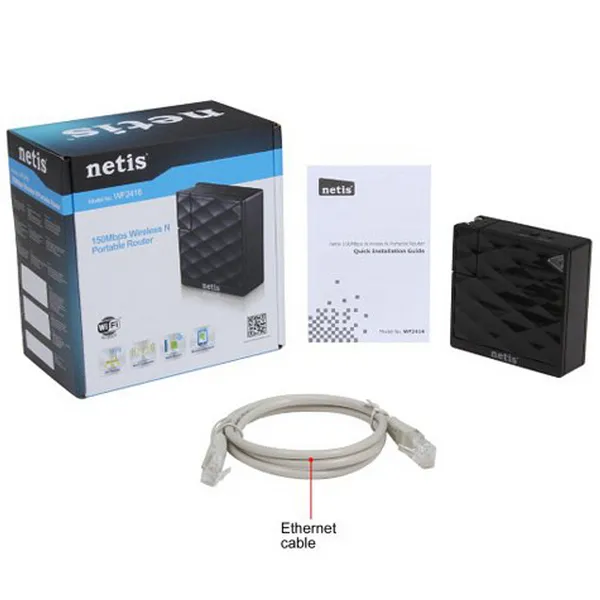Router fără fir Netis WF2416, Negru
