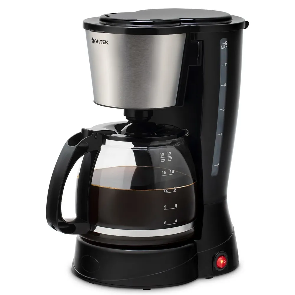 Cafetieră VITEK VT-1527, 800W, Negru