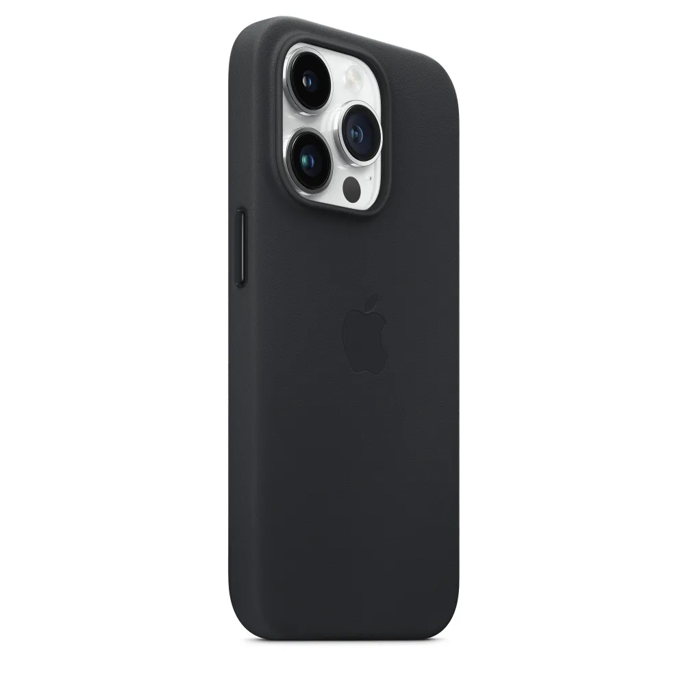 Original iPhone 14 Pro Leather Case with MagSafe - Midnight