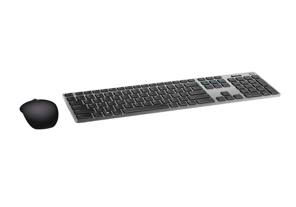 Set Tastatură + Mouse DELL KM717, Fără fir, Negru/Gri