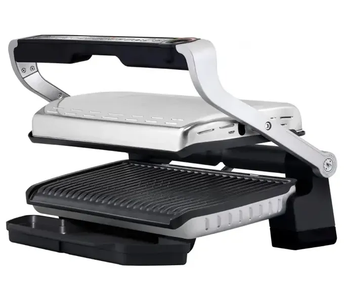 Grătar electric Tefal OptiGrill+ XL Snacking & Baking, 2000W, Argintiu
