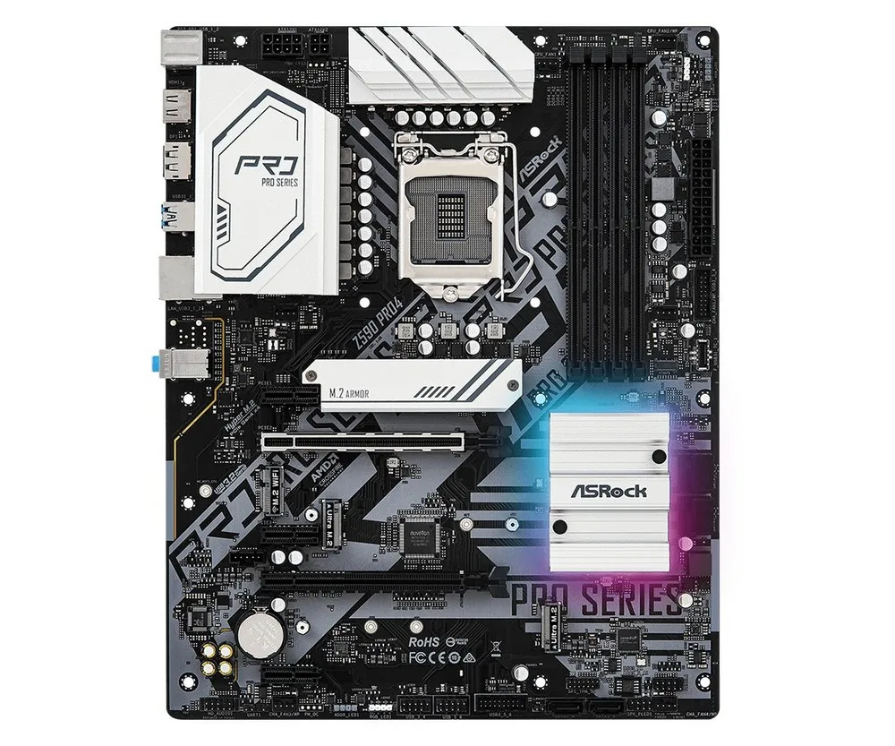 Placă de bază ASRock Z590 Pro4, LGA1200, Intel Z590, ATX