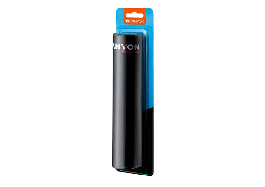 Mouse Pad Canyon MP-4, 350×250×3mm, Low-friction surface, Anti-slip natural rubber base, Black