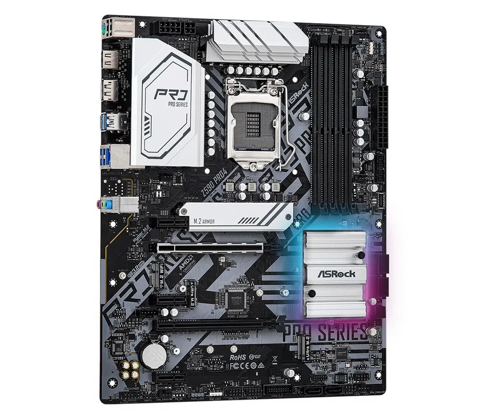 Placă de bază ASRock Z590 Pro4, LGA1200, Intel Z590, ATX