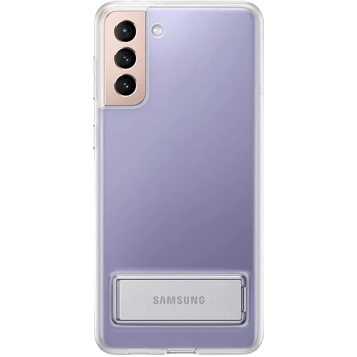 Husă Samsung Clear Standing Cover for Galaxy S21, Transparent