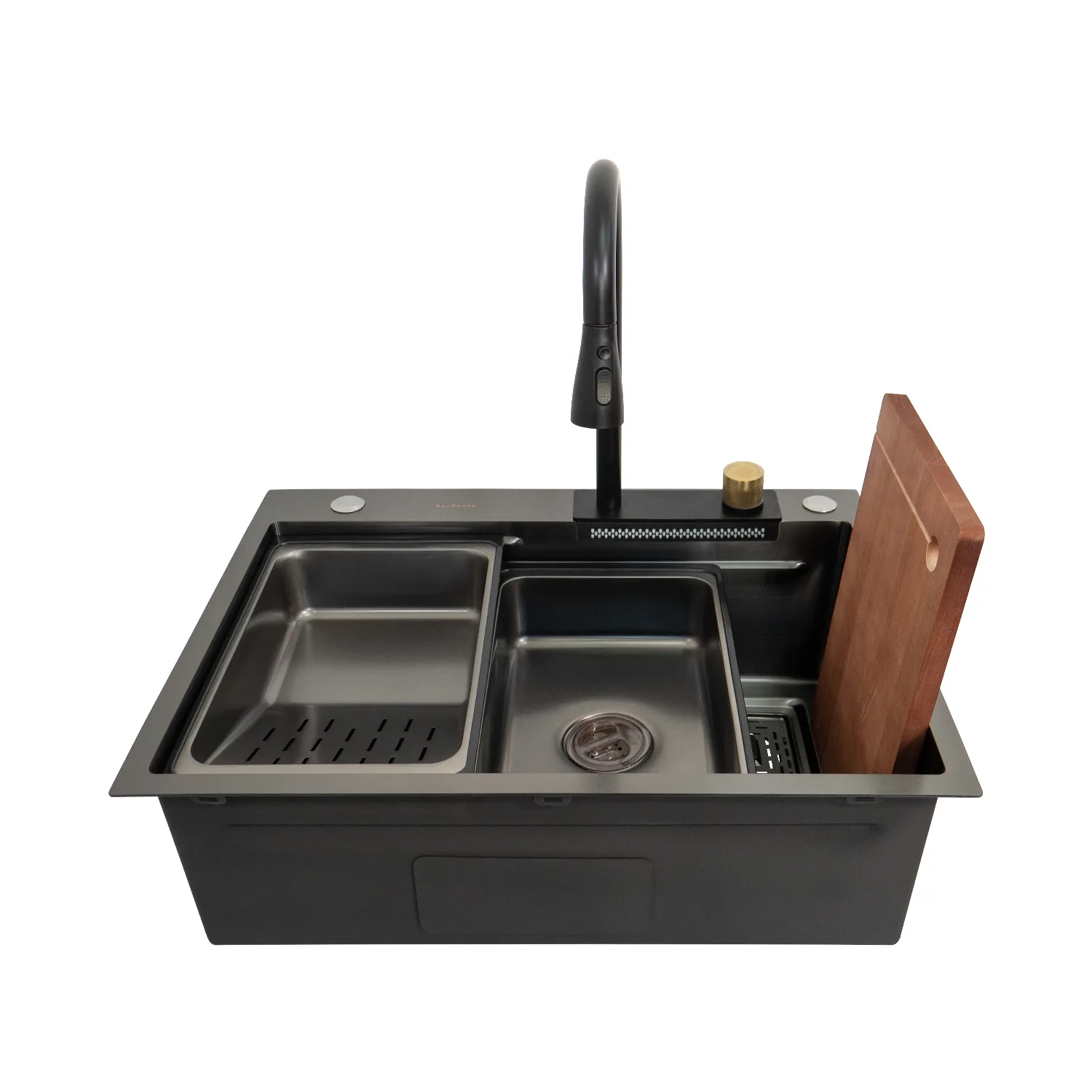 Chiuveta handmade SanDonna HD6850 (Negru)