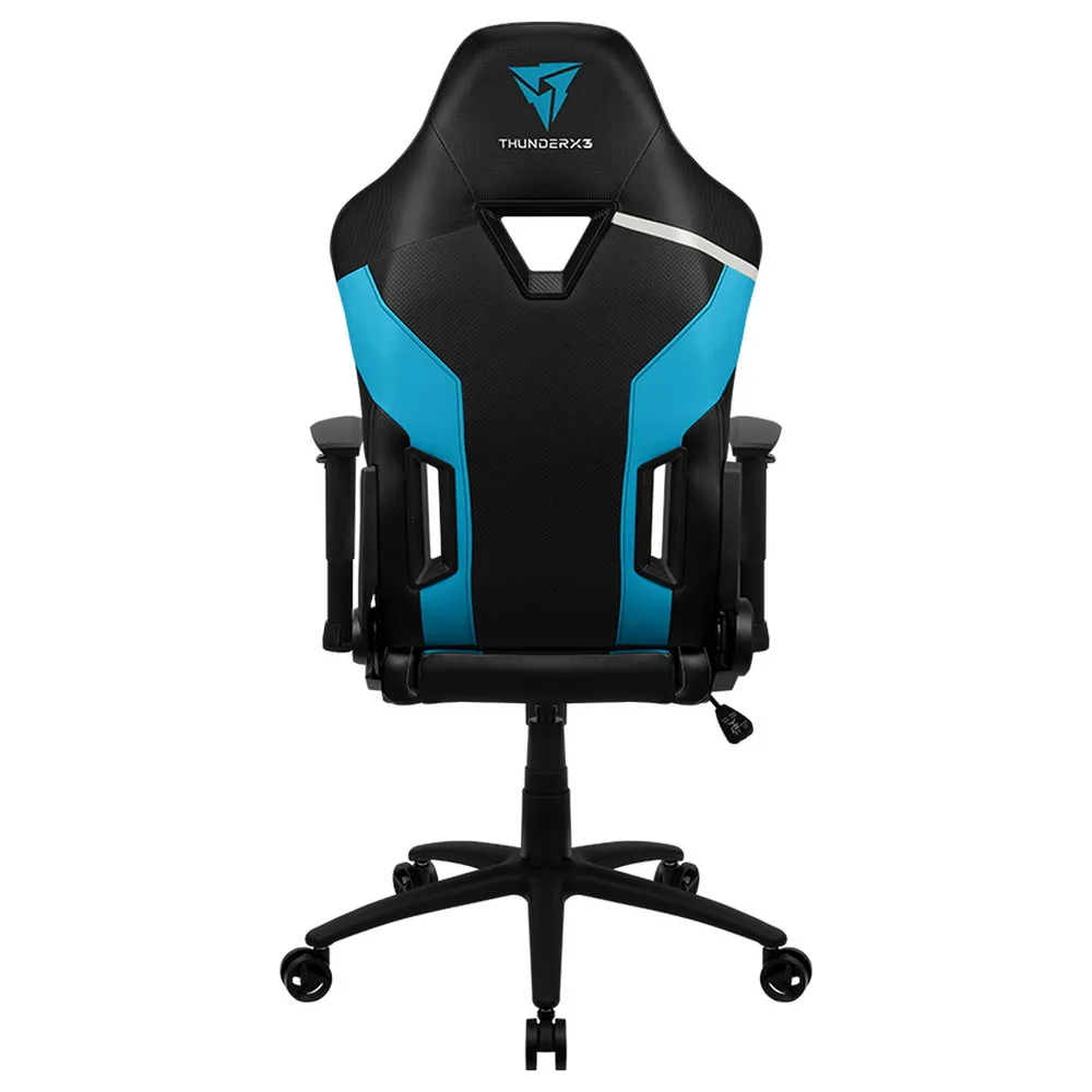 Scaun Gaming ThunderX3 TC3, PU Piele, Negru/Albastru