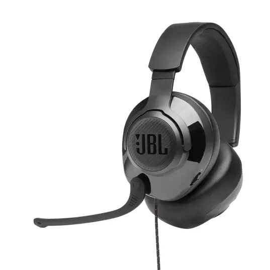 Căști gaming JBL Quantum 200, Cu fir, Negru