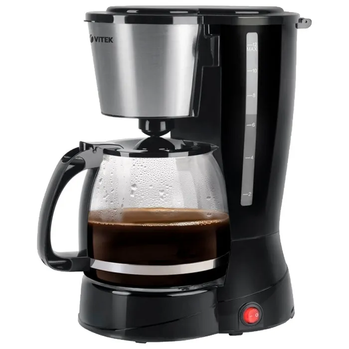 Cafetieră VITEK VT-1527, 800W, Negru