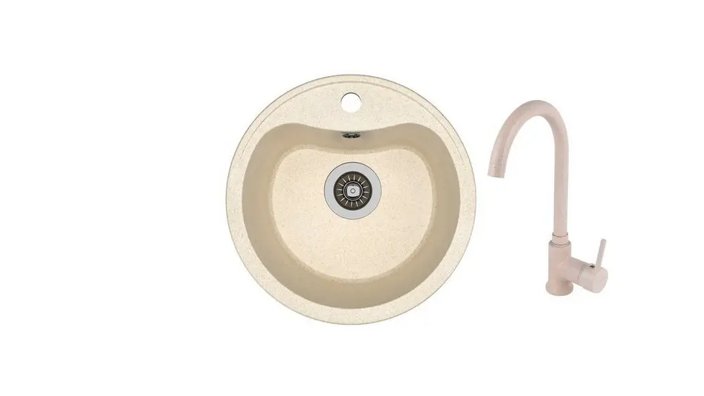 SET chiuveta Dr Gans DORA + SanDonna F 7073 bej