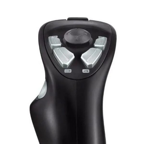 Joystick pentru jocuri Logitech Extreme 3D Pro, Argintiu
