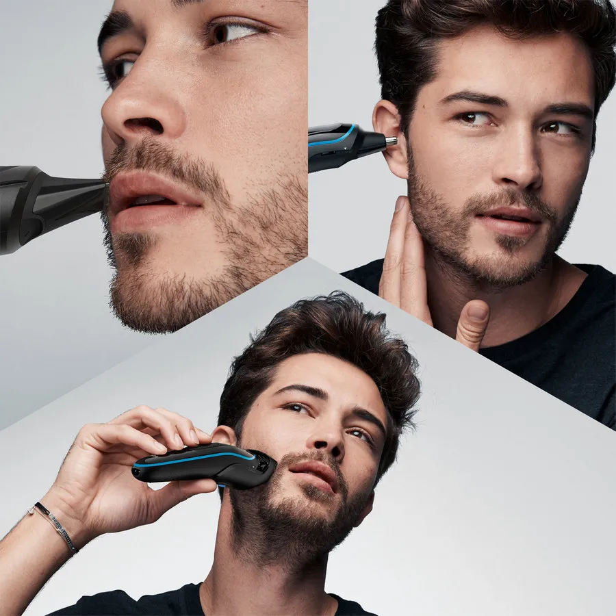 Trimmer pentru bărbați Braun 9-in-1 Trimmer MGK5280, Negru | Albastru