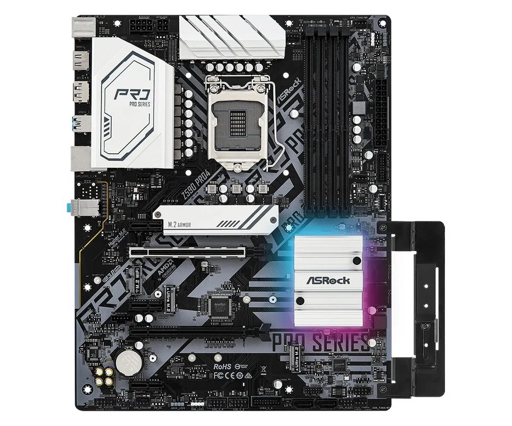 Placă de bază ASRock Z590 Pro4, LGA1200, Intel Z590, ATX