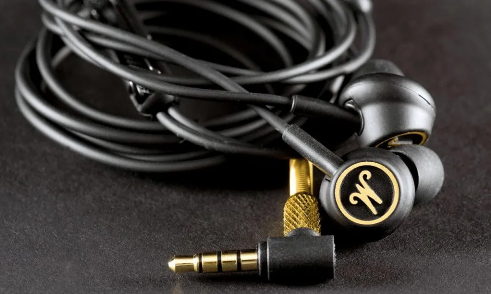 Căști Marshall MODE EQ, Negru/Auriu