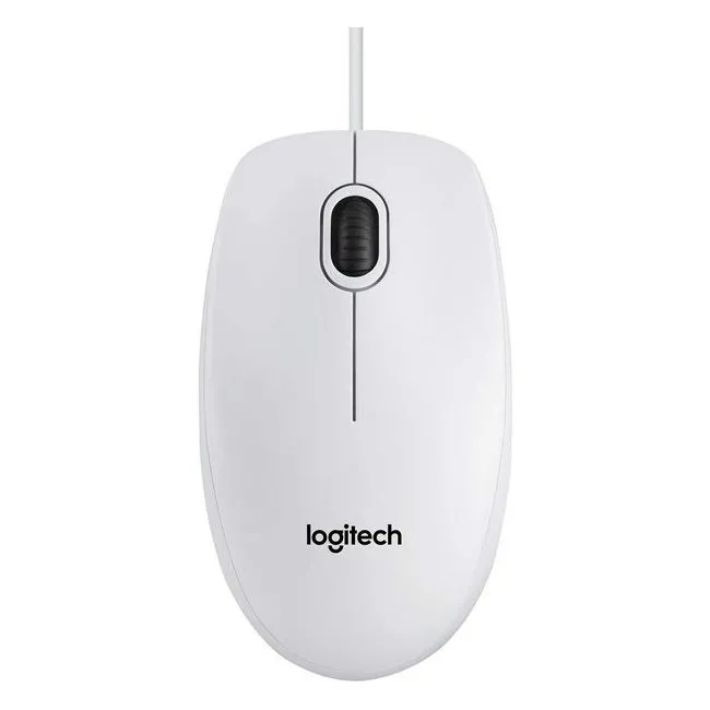 Mouse Logitech B100, Alb
