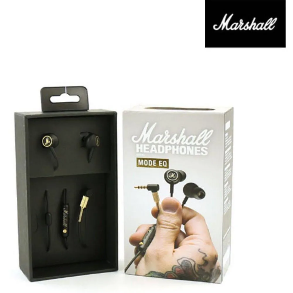 Căști Marshall MODE EQ, Negru/Auriu