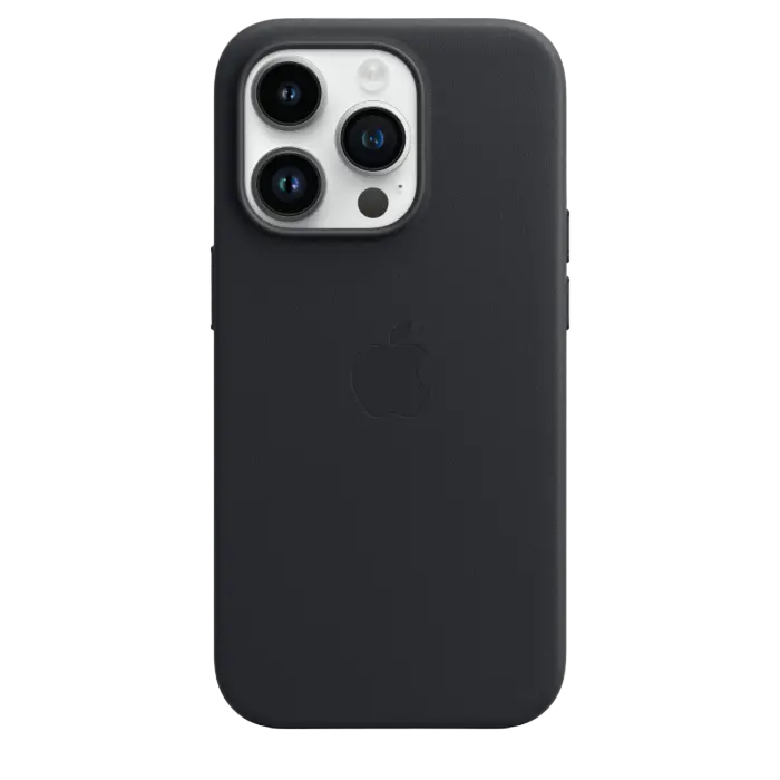 Original iPhone 14 Pro Leather Case with MagSafe - Midnight