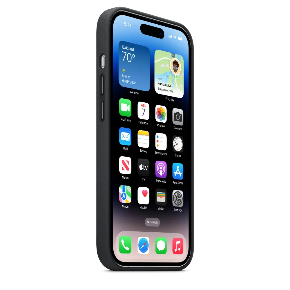 Original iPhone 14 Pro Leather Case with MagSafe - Midnight