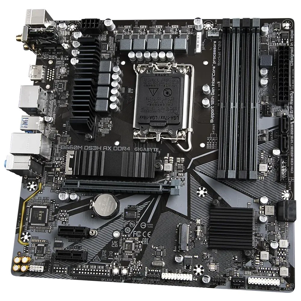 Placă de bază Gigabyte B660M DS3H AX DDR4, LGA1700, Intel B660, Micro-ATX