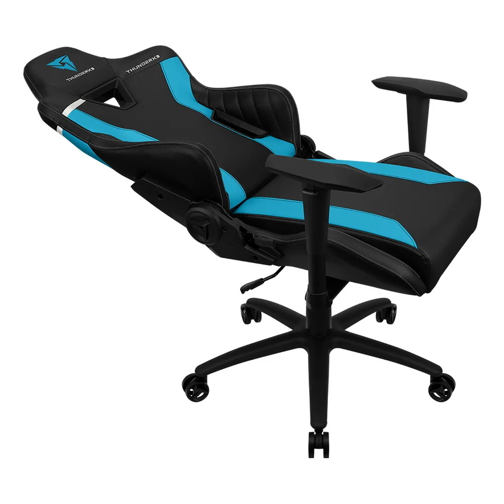 Scaun Gaming ThunderX3 TC3, PU Piele, Negru/Albastru