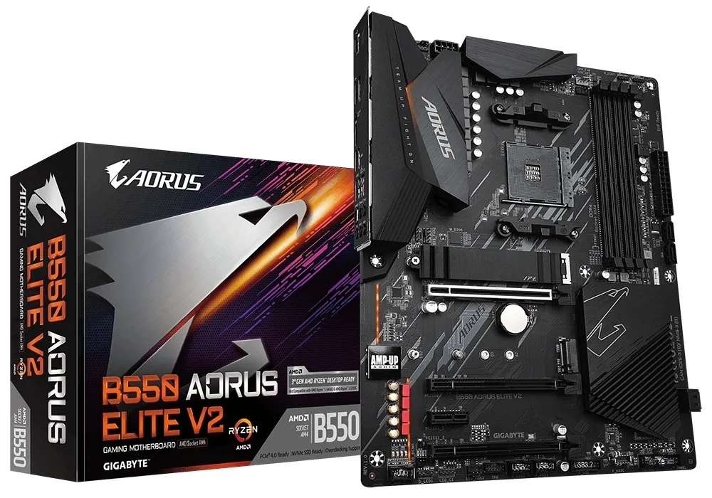 Placă de bază Gigabyte B550 AORUS ELITE V2, AM4, AMD B550, ATX