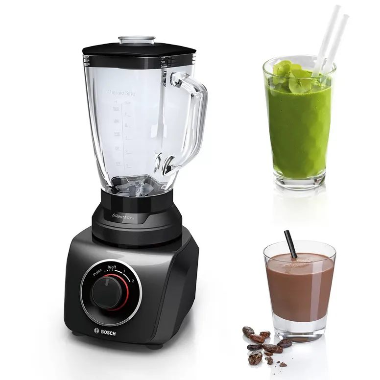 Blender staționar Bosch SilentMixx MMB42G0B, Negru