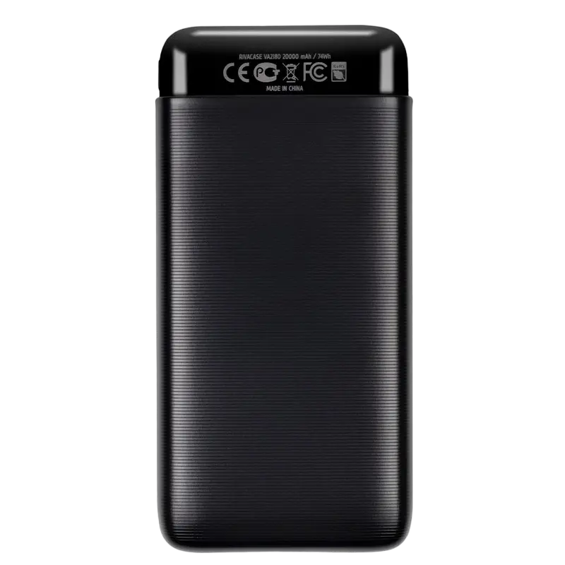 Acumulator extern RivaCase VA2180, 2000mAh, Negru