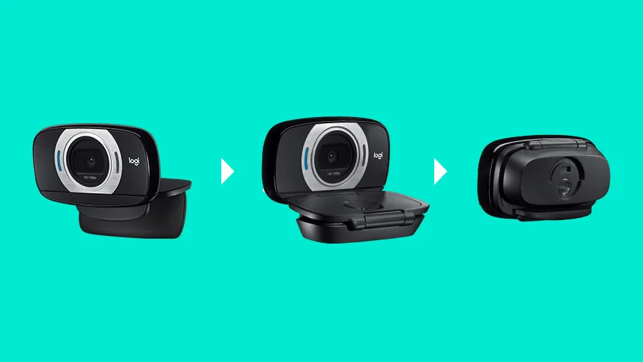 Cameră Web Logitech C615, Full-HD 1080P, Negru