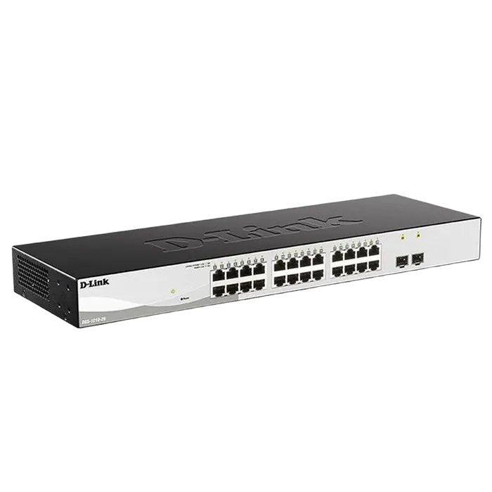 Switch de rețea D-Link DGS-1210-26, 24x 10/100/1000 Mbps