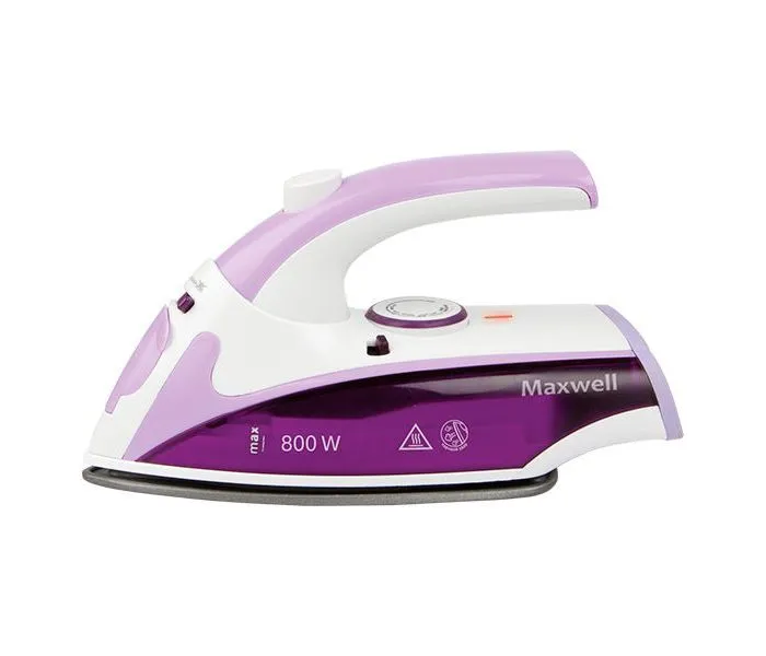 Fier de călcat de călătorie Maxwell MW-3057, 800W, Violet