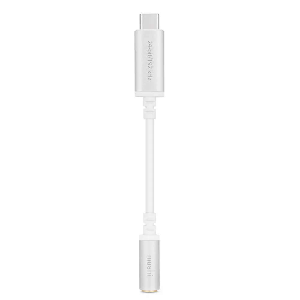 Audio Adapter MOSHI Type-C M / jack 3.5mm F, Silver