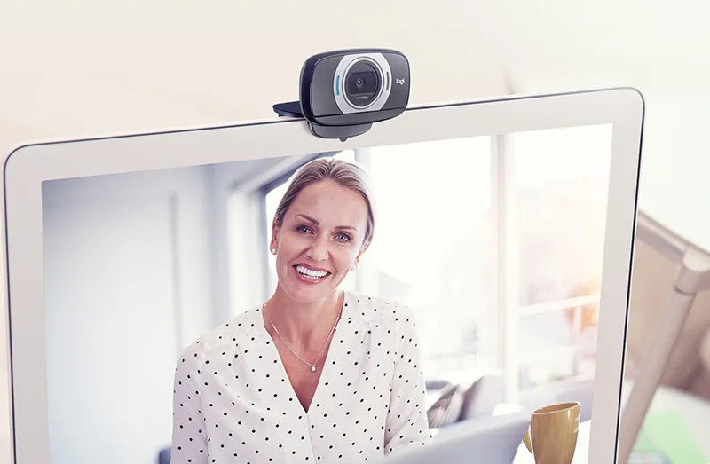 Cameră Web Logitech C615, Full-HD 1080P, Negru