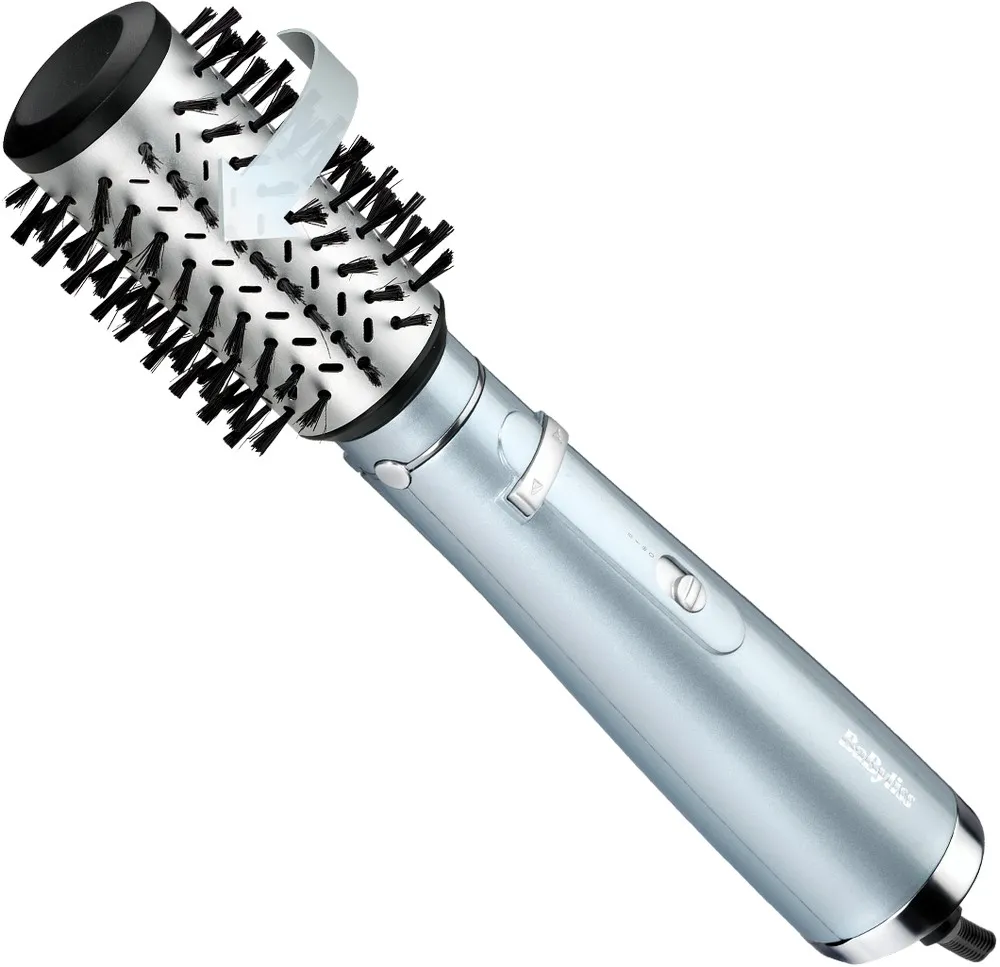 Uscător de păr-perie BaByliss Hydro Fusion AS773E, 700 W, Albastru deschis