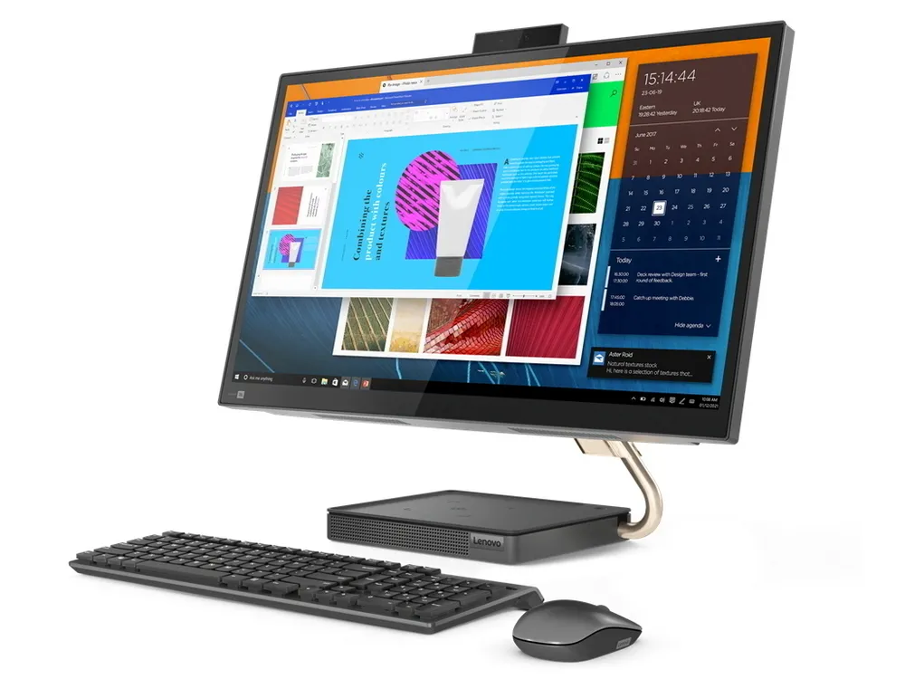 Computer All-in-One Lenovo IdeaCentre 5 27IOB6, 27", Intel Core i5-11400T, 16GB/512GB, Windows 11 Home, Gri